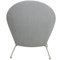 Oculus Chair in Grey Fabric by Hans Wegner for Carl Hansen & Søn, Image 4