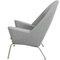 Oculus Chair in Grey Fabric by Hans Wegner for Carl Hansen & Søn, Image 5