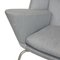 Oculus Chair in Grey Fabric by Hans Wegner for Carl Hansen & Søn 10