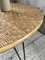 Wicker and Metal Coffee Table 1950s 28
