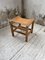 Tabouret en Orme et Cuir de Maison Regain, 1950s 36