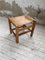 Elm and Leather Stool from Maison Regain, 1950s, Image 35