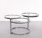 Milo Baughman Style Chrome Swivel Coffee Table, 1970s 1