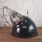 Industrial Black Asymmetrical Lamp, Soviet Union, 1970s 7