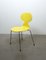 Gelber 3101 Ant Chair von Arne Jacobsen für Fritz Hansen, 1950er 2