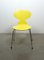 Gelber 3101 Ant Chair von Arne Jacobsen für Fritz Hansen, 1950er 1