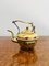 Antique Victorian Brass Spirit Kettle and Stand, 1880, Set of 2 2