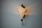 White Calla Lily Wall Lamp in Murano Glass, Italy, 1970 6