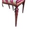 Antike spanische Stühle mit gepolsterter Rückenlehne, 2er Set 4