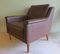 Mid-Century Danish Brown Leather Lounge Chair, 1960s 1