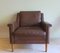 Mid-Century Danish Brown Leather Lounge Chair, 1960s, Image 7