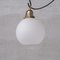 Mid-Century French Etched Glass Pendant Light, 1960s, Image 6