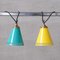 New Stock Mid-Century Metal Pendant Shade Lights (6 Available), 1970s, Image 1