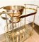 French Silver Champagne Bar Trolley, 1980s 4
