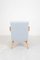 Beechwood Armchair with Pastel Blue Upholstery by Jaroslav Smidek, 1950s, Image 3