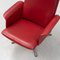 Sedia girevole vintage in pelle rossa, anni '60, Immagine 4