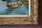 Barthel, Barcos con velas de colores, óleo sobre lienzo, años 20, enmarcado, Imagen 2