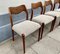 Model 71 Chairs in Walnut and Hallingdal Wool by Niels Otto Møller for J.L. Møllers, 1960s, Set of 4, Image 11