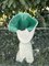 Vaso verde e bianco di Elchinger, anni '50, Immagine 3