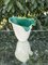 Vaso verde e bianco di Elchinger, anni '50, Immagine 4