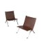 Danish PK22 Chairs by Poul Kjaerholm for Fritz Hansen, 1980, Set of 2, Image 1