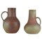 Tall Dutch Studio Pottery Vases, 1960s, Set of 2 1