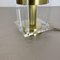 Postmodern Cubic Table Light in Brass and Acryl Glass, 1970 9