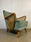 Mid-Century Chairs in Petrol, 1950s, Set of 2 6