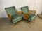 Mid-Century Chairs in Petrol, 1950s, Set of 2 4