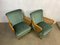 Mid-Century Chairs in Petrol, 1950s, Set of 2 2