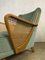 Mid-Century Chairs in Petrol, 1950s, Set of 2, Image 9