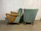 Mid-Century Chairs in Petrol, 1950s, Set of 2 7