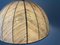 Mid-Century Modern Brass & Fabric Pendant Lamp from WKR, Germany, 1970s 10