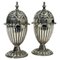 Small English Silver Shakers by John Gallimore, 1893, Set of 2 1