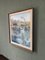Boathouse, Oil Painting, 1950s, Framed 4