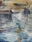 Rimessa per barche, dipinto a olio, anni '50, con cornice, Immagine 7