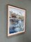 Rimessa per barche, dipinto a olio, anni '50, con cornice, Immagine 3