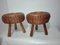 Wicker Stools by Tony Paul, 1950s, Set of 2, Image 1