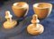 Treen Egg Cups, Set of 2, Image 2