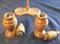 19th Century Beech Treen Salt and Pepper Shakers on Stand, Set of 3 2