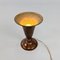 Lámpara de mesa Cáliz Mid-Century de cobre, años 50, Imagen 2