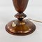 Lámpara de mesa Cáliz Mid-Century de cobre, años 50, Imagen 6