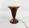 Lámpara de mesa Cáliz Mid-Century de cobre, años 50, Imagen 1
