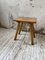 Handcrafted Oak Stool, 1960s, Image 1