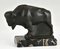 Art Deco Bison Bookends by Max Le Verrier, France 1930, Set of 2 5