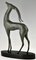 Boisnoir & Marcel Guillemard, Art Deco Antelope, 1925, Bronze on Marble Base, Image 6