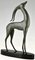 Boisnoir & Marcel Guillemard, Art Deco Antelope, 1925, Bronze on Marble Base 3