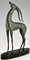 Boisnoir & Marcel Guillemard, Art Deco Antelope, 1925, Bronze on Marble Base, Image 4
