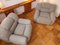 Chrome and Bouclé Lounge Chairs, Italy, 1970s, Set of 2 9