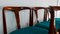 Juliane Chairs in Teak by Johannes Andersen for Uldum Mobelfabrik, Denmark, 1970s, Set of 6, Image 7